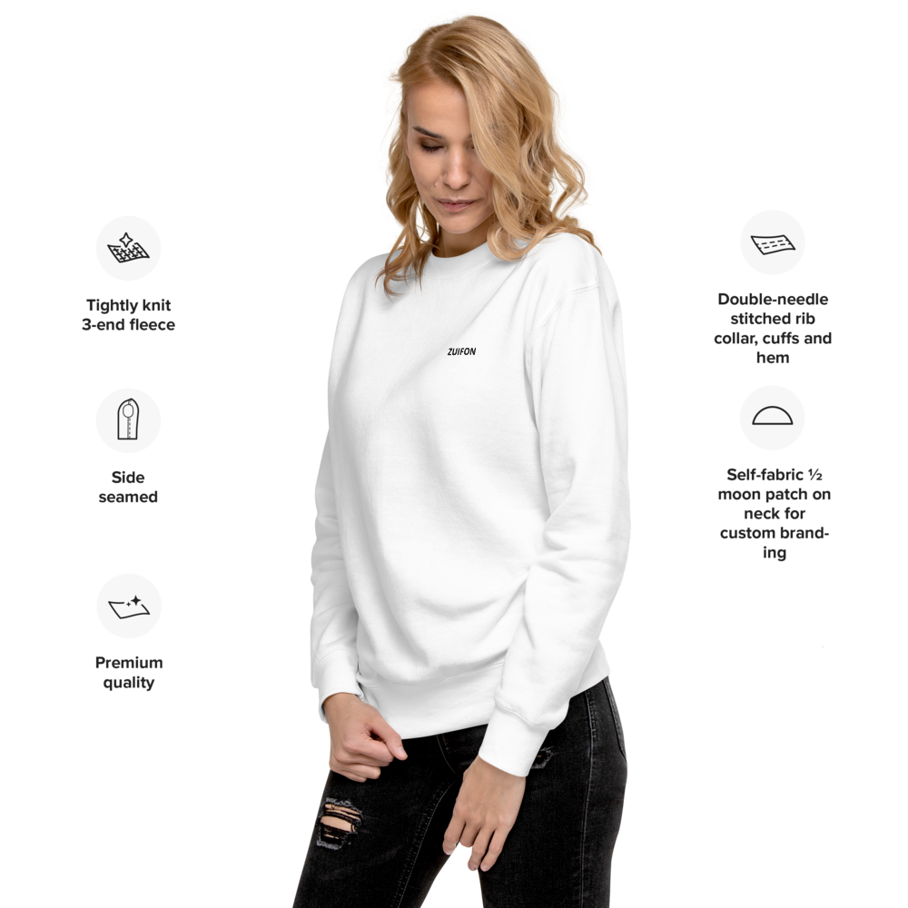 ZUFION Unisex Premium Sweatshirt